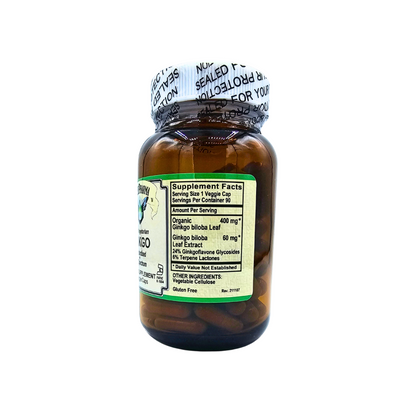 Ginkgo Biloba - Standardized + Full Spectrum Capsules