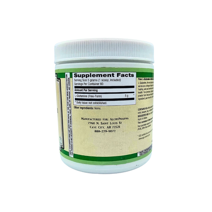 L-Glutamine Powder - Pure, Free-Form - 10.6 Oz.
