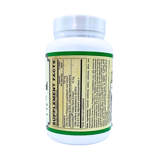 Resveratrol Plus 100 mg Capsules