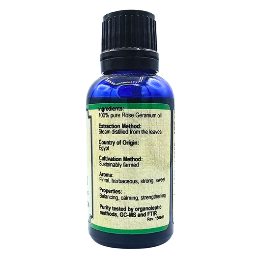 Rose Geranium - 100% Pure Essential Oil - 1 Fl. Oz.