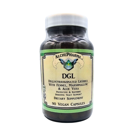 DGL - Deglycyrrhizinated Licorice with Fennel, Marshmallow & Aloe Vera - 90 Capsules