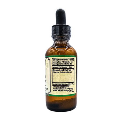 Stevia Leaf Extract, Orange - 2 Fl. Oz.