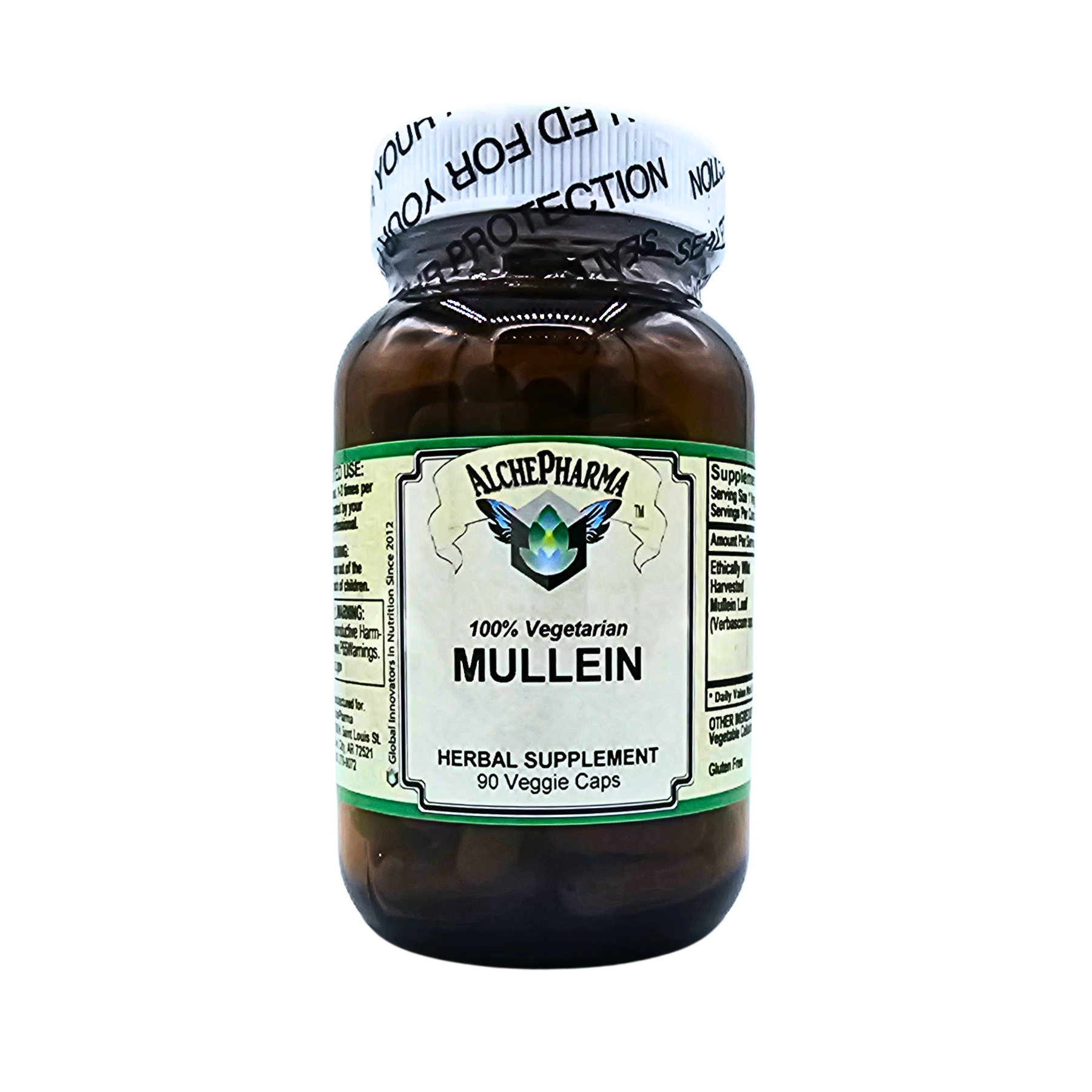 Mullein 330 mg Veggie Capsules – AlchePharma Naturals