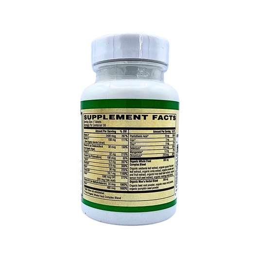 Men's Mutli 40+ - Organic Whole Food Nutrition