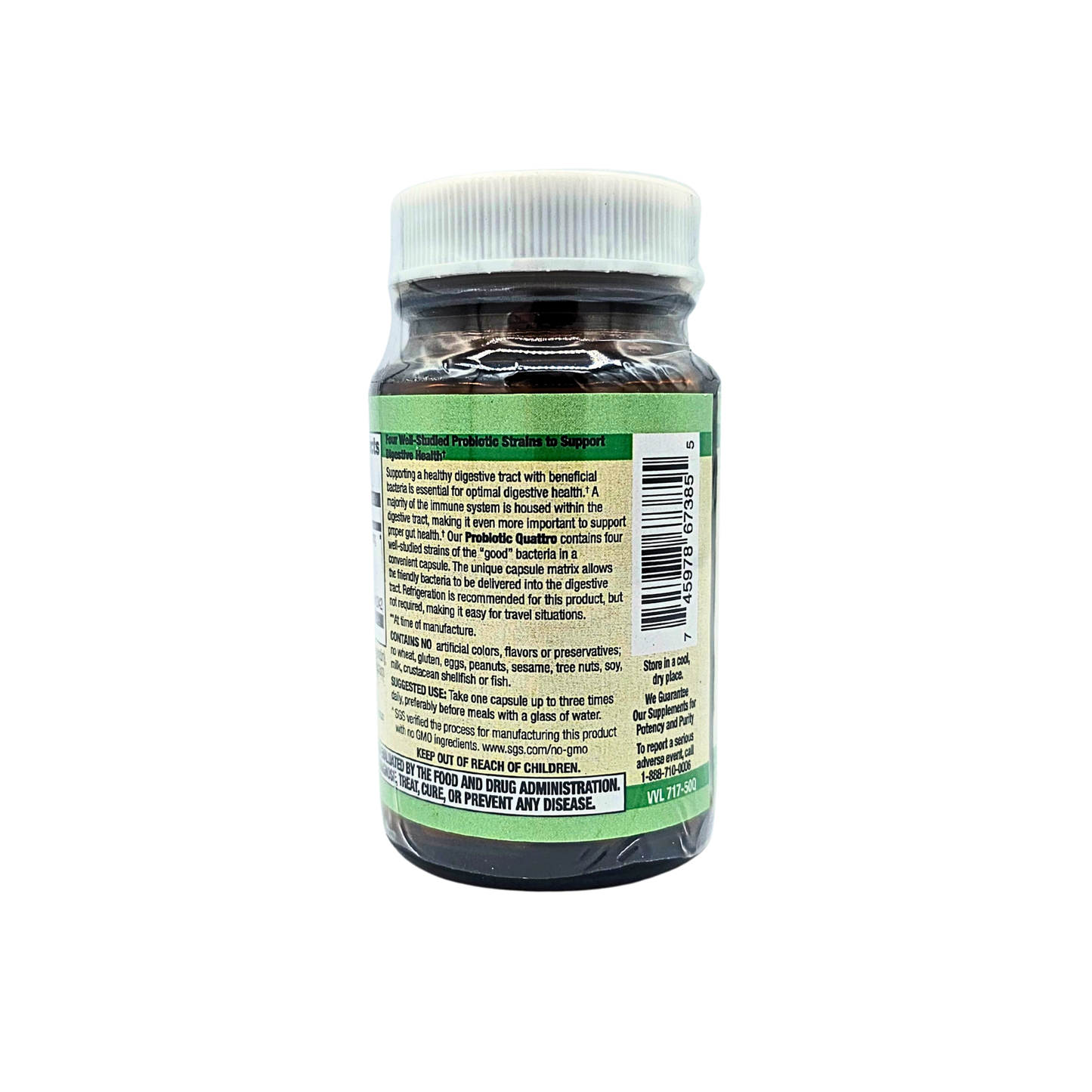 Probiotic Quattro - 15 Billion Active Cells - Capsules