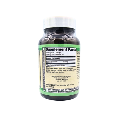 Alpha-Lipoic Acid - 300 Mg - 60 Softgels