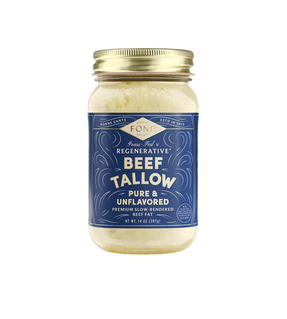 Regenerative Beed Tallow - Pure & Unflavored - 14 Oz.