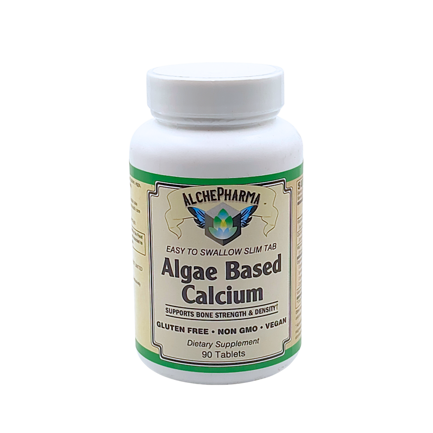 Algae-Based Calcium - Easy to Swallow Slim Tablets