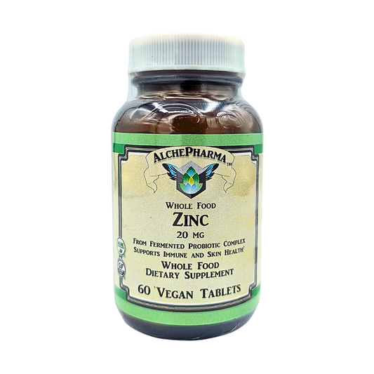 Zinc - 20 Mg, Whole Food - 60 Tablets