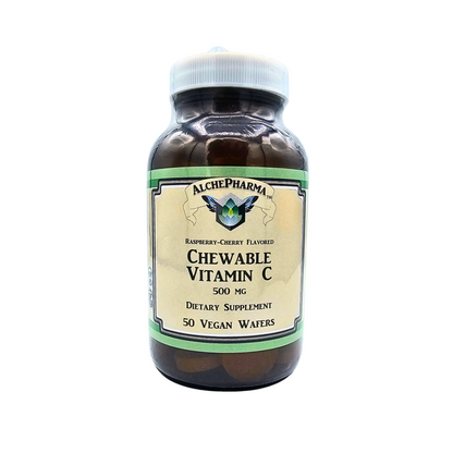 Chewable Vitamin C 500mg - Raspberry Flavored Tablets