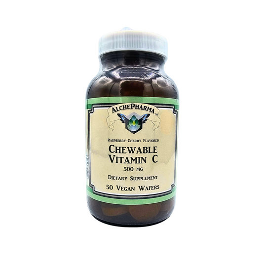 Chewable Vitamin C 500mg - Raspberry Flavored Tablets