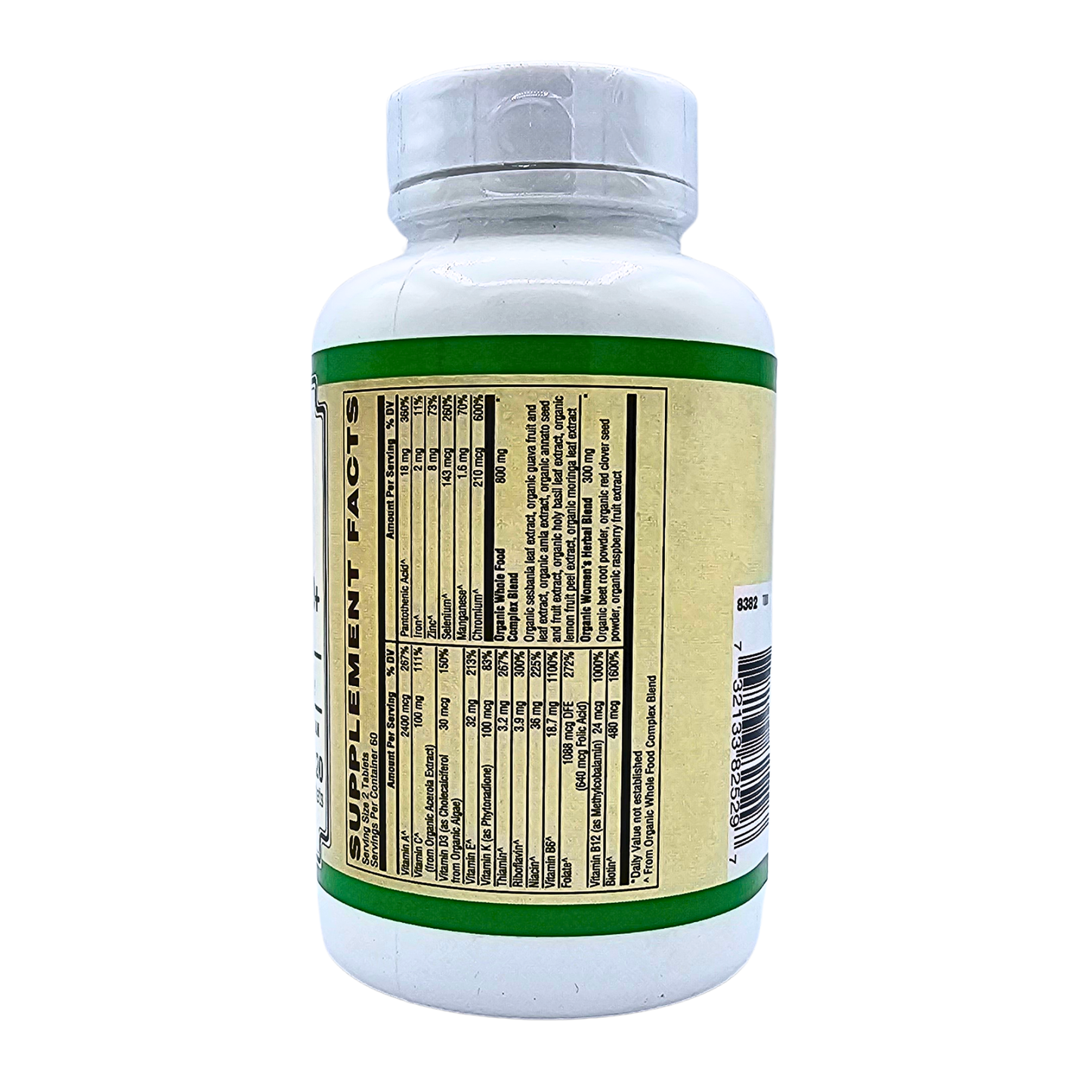 Women's Multi 40+ - Organic Whole Food Nutrition