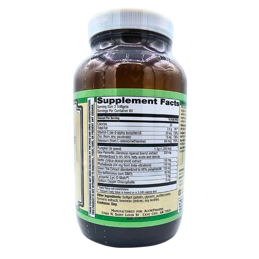 Prostate Support Softgels - With Phytosterols