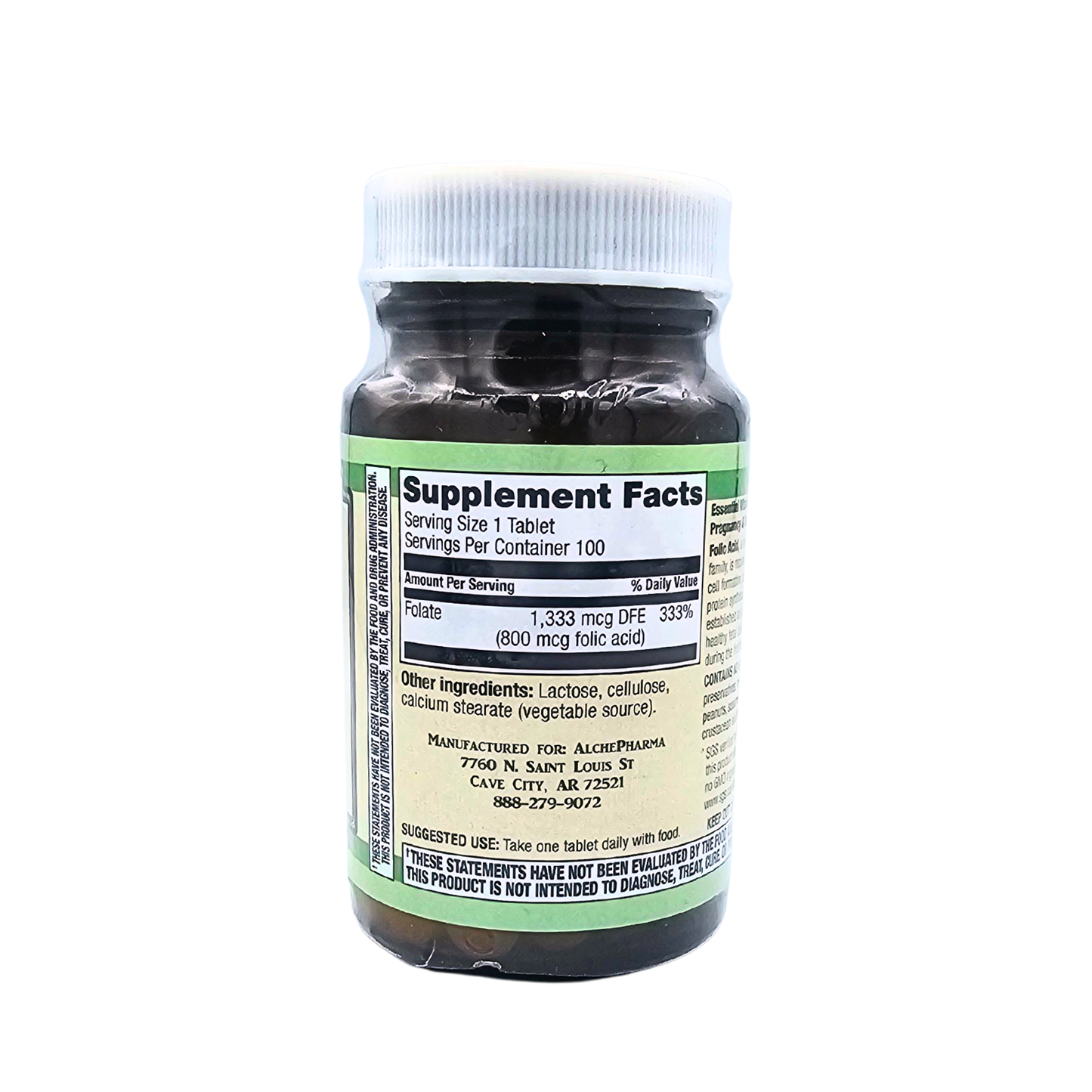 Folic Acid - 800 Mcg/1,333 DFE