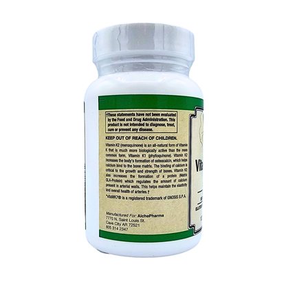 Vitamin D-3 + K2 125 mcg/100 mcg