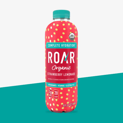 Organic Strawberry Lemonade water 18 fl Oz