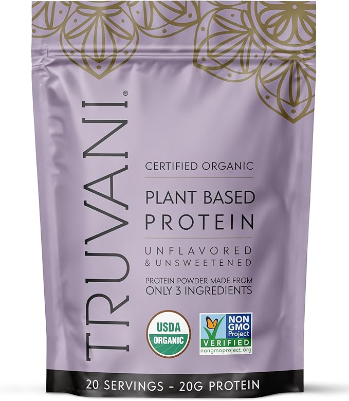 Plant Based Protein Powder - Organic, 20 Grams Per Serving