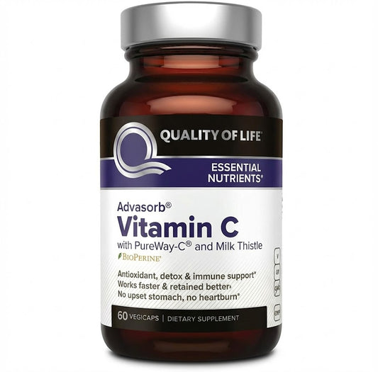 Advasorb® Vitamin C Supplement, 60 Vegicaps