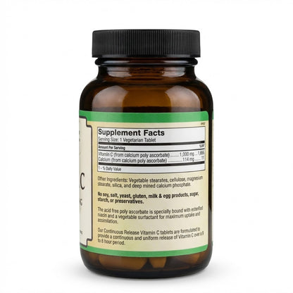 Esterified C 1,000 MG – Acid Free Continuous Release
