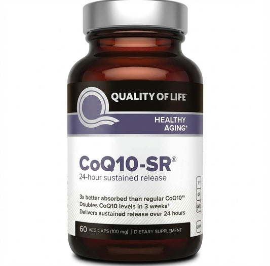 CoQ10-SR MicroActive® CoQ10, 100 mg, 60 Vegetable Capsules