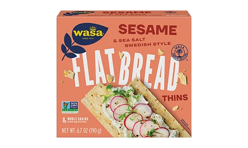 Sesame & Sea Salt Flatbreads